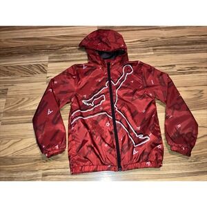 Nike Air‎ Jordan Boys Small 8 10 Jumpman Nylon Windbreaker Spring Jacket Coat